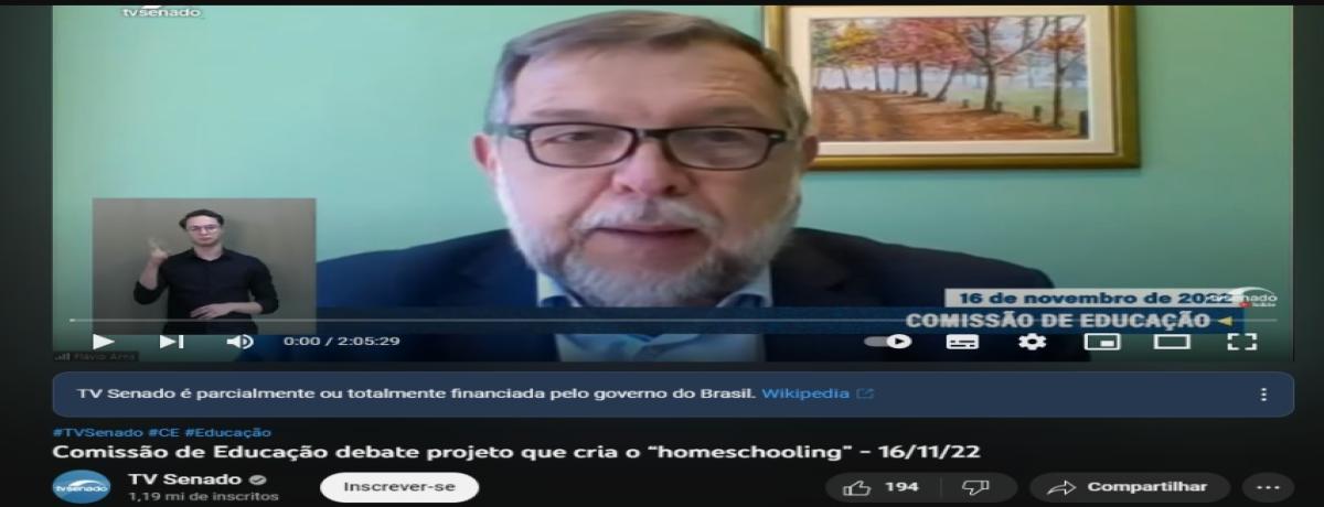 Comissão de Educação debate projeto que cria o “homeschooling”