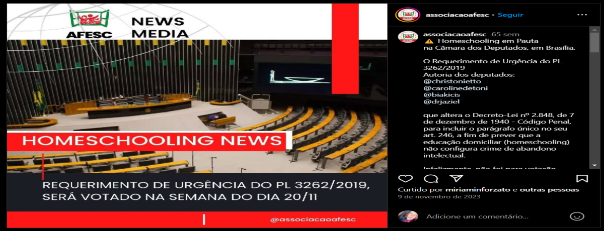 Votação do Requerimento de Urgência do PL 3262/2019