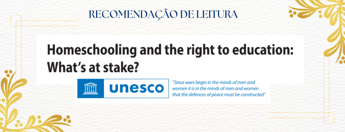 Relatório UNESCO sobre o direito a educação